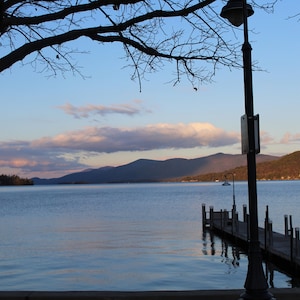 Winter Sunset in Lake George