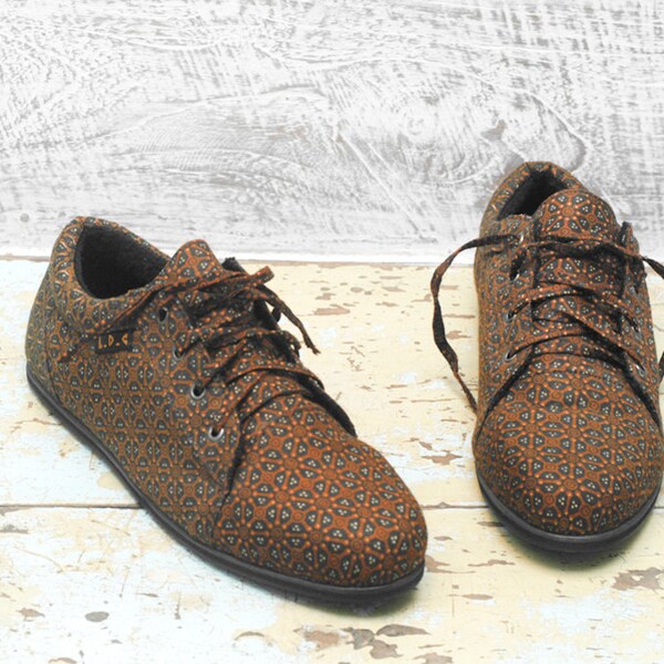 LDC Shoes - Antique Sneakers - ONLY Men EU size 41 Available - Men Shoes - Brown - Gold - Black - Unique Limited Handmade - www.ldcshoes.com