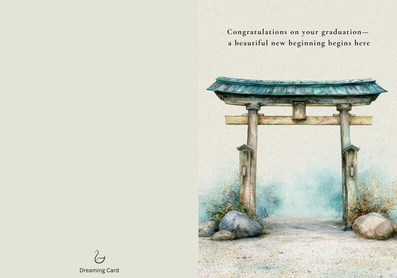 Graduation Greeting Card Printable, Inspirational Grad Card New ...
