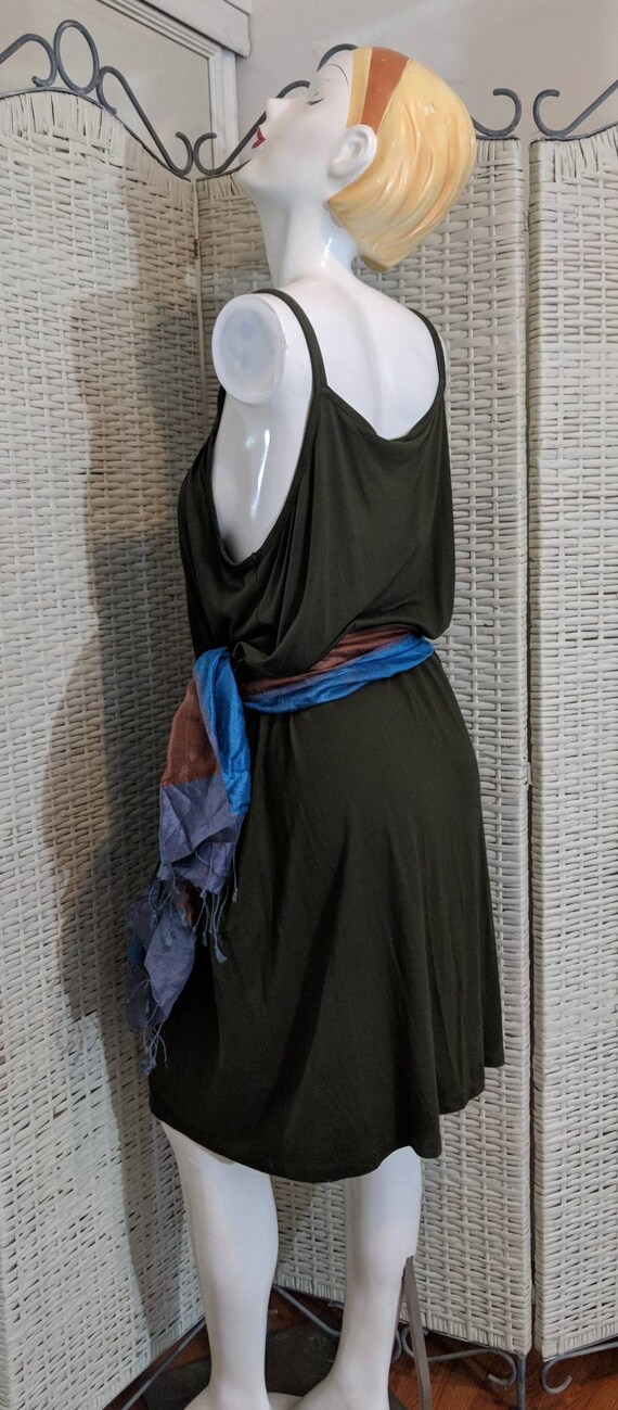 Dress with pockets, XL, Olive green,rayon, Talbot'