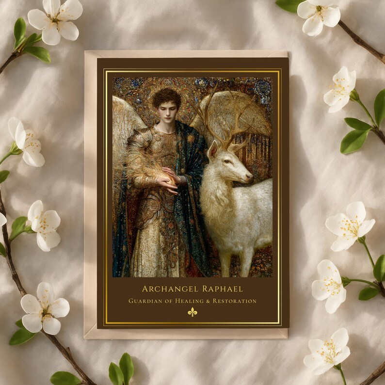 Archangel Raphael Altar Card Printable | Sacred Guardian of Healing ...