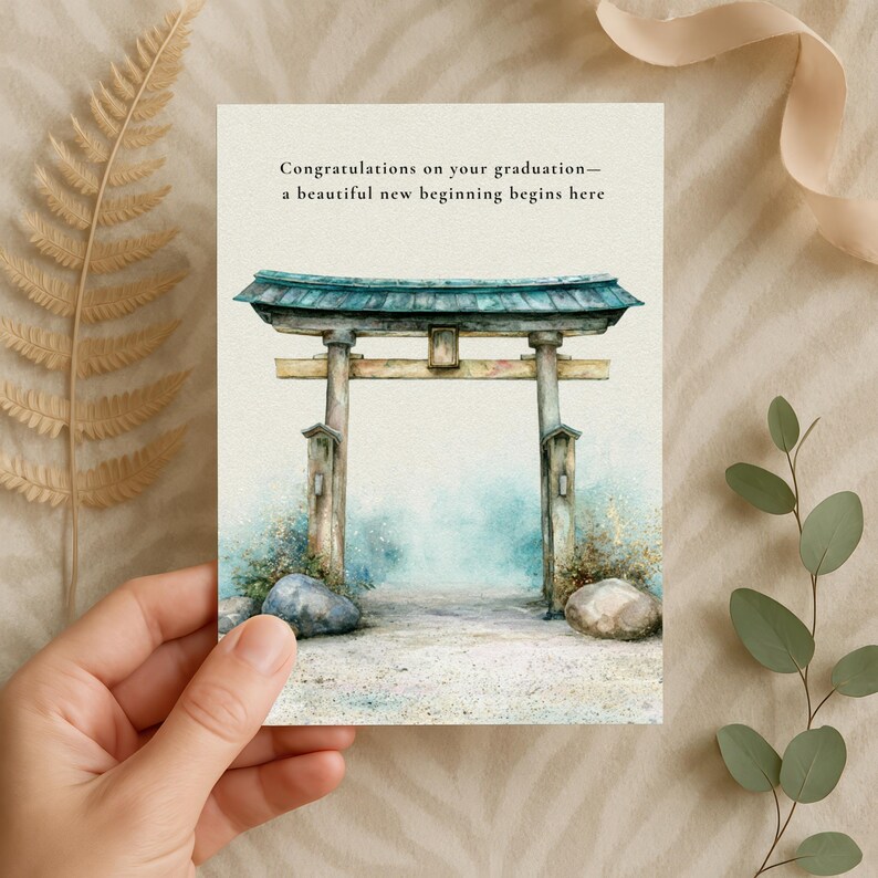 Graduation Greeting Card Printable, Inspirational Grad Card New ...