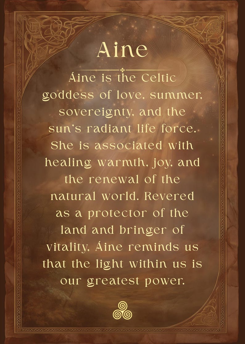 ine Celtic Goddess Art Print Sacred Feminine Mythology digital ine-celtic-goddess-art-print-sacred-feminine-mythology-digital