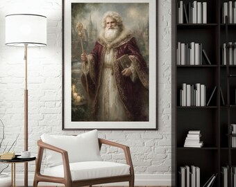 Póster de San Nicolás (24 x 30, 8 x 10, descarga instantánea)