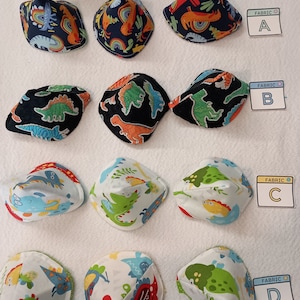 Dinosaur Pee Pee Teepee Pee Pee Cover / Pee Pee Stopper Set of 3 Pick Fabric choice