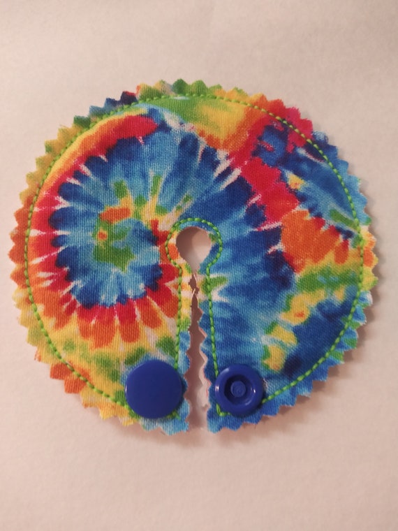 Tubie Tubie Gtube Pad/cover Pad 3 Inch Tie Dye Rainbow Fabric Etsy