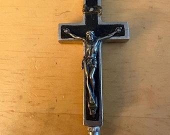 Antique Reliquary Crucifix ROMA