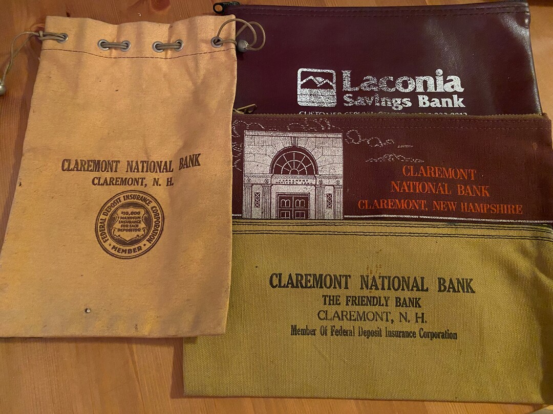 Vintage Bank Bags Etsy