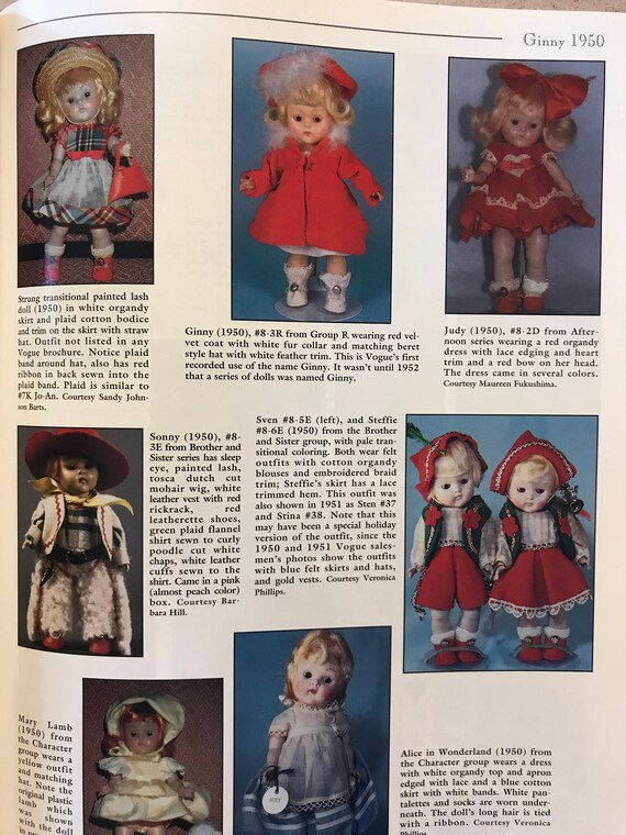 pre 1970 ginny dolls and clothing