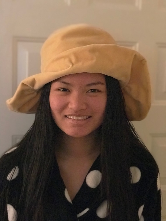 1940's Cream Velvet Wedding Hat and Satin Wedding