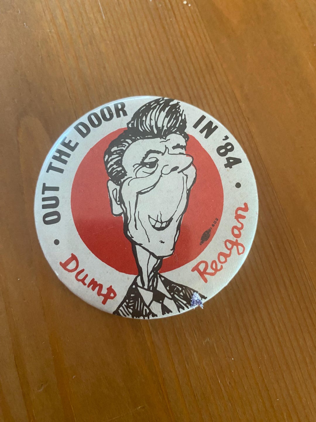Vintage Anti Ronald Reagan Political Pin From 1984 - Etsy