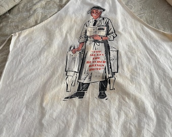 Vintage Armour Butcher Meat Apron