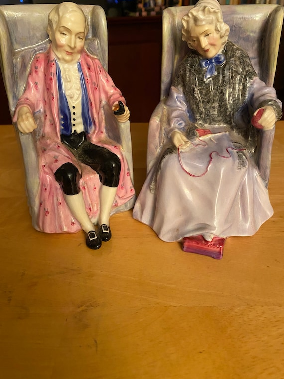Royal Doulton Figurines Joan & Darby HN 2023 HN 2024 by L 