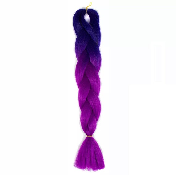 US Ombre Festival Party Synthetic Jumbo Box Braids Hair Extensions Cornrow  Twist