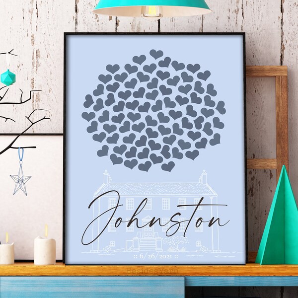 Guest Book Poster Etsy