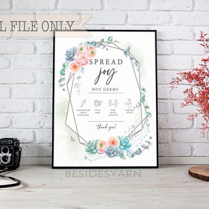Summer Wedding Welcome Sign, Southwestern Seniors Party PRINTABLE, Children Hospital Event Entrance Poster, Greenery Urgent Care Hello Print