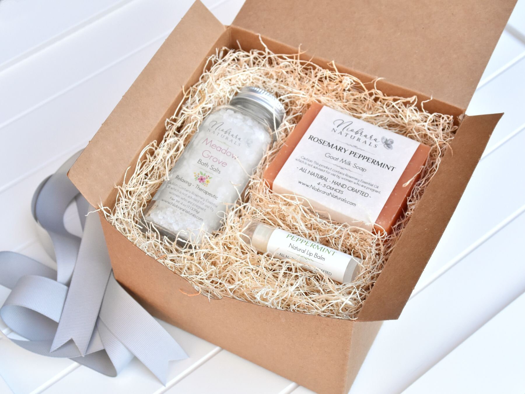 Mother's Day Personalized Natural Bath Gift Set for Women Etsy