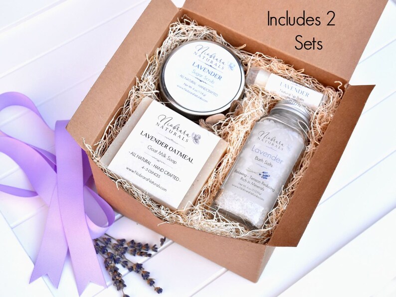 Gift for Women 2 Lavender Gift Sets for Women Gift for Her Etsy