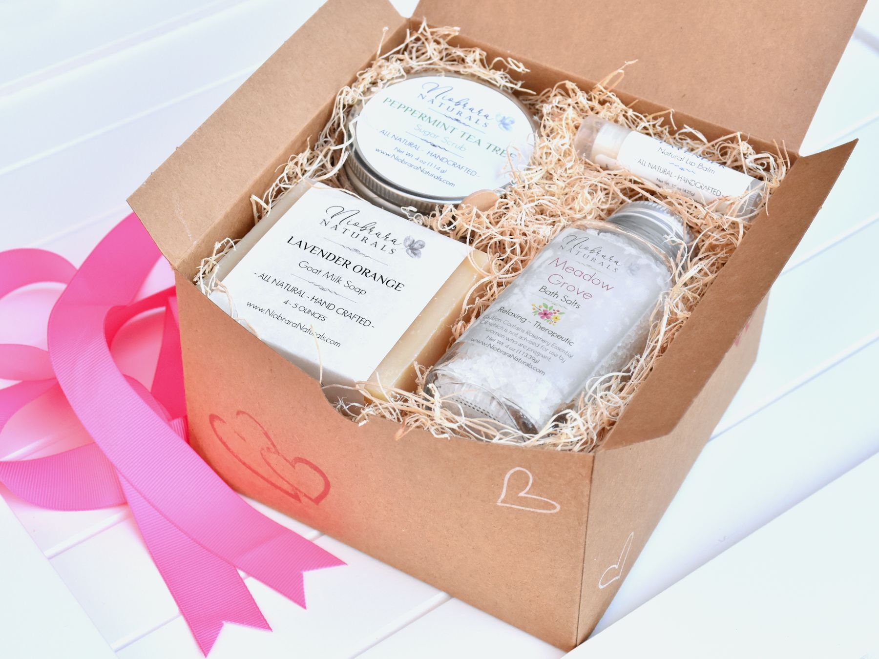 Personalized Spa Gift Set for Women Natural Bath Gift Set Etsy