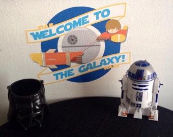 Printable Star Wars Baby Shower center poster/graphic