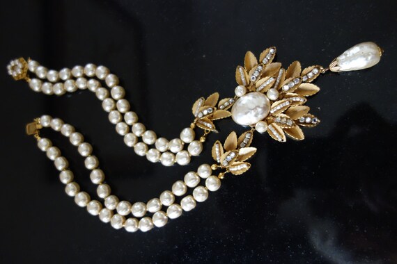 Miriam Haskell Pendant STUNNING Circ 1950s