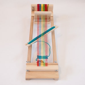 4" Rigid Heddle Loom to weave bands and narrow strips. Can be used for Cardweaving, Cards optional add on. Beka