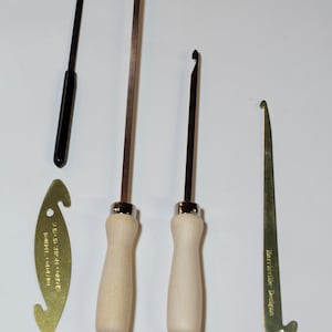 Heddle hooks and reed hooks for warping a loom, choose from several options we offer. image 2