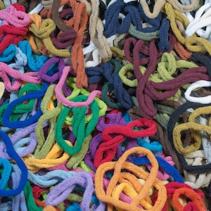 Potholder Loop Assortment Bags for 7 inch loom, Makes 8 potholder, Brights, Pastel, or Designer.