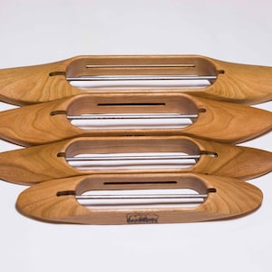 Schacht Cherry Boat Shuttles, Weaving Shuttles 9&quot; 11&quot; and 13&quot;, Made in the USA
