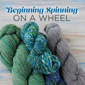 DVD - Beginning Spinning on a Wheel, with Kate Larson. How to spin, spinning how to, video class.