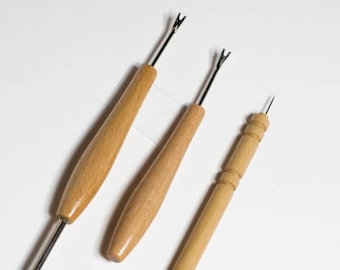 Bobbin Lace Pricker, Lifter, or Lifter Pusher, Bobbin Lace and Quilted Ornament Tools