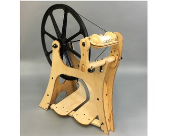 Flatiron Spinning wheel, New Schacht Spinning Wheel, Modern Spinning Wheel, Saxony Wheel, Left Hand Wheel