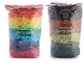 Bulk Pack! 7" Potholder Loops, Party Pack by Friendly Loom™ Traditional Size, Enough loops for 18 potholders.