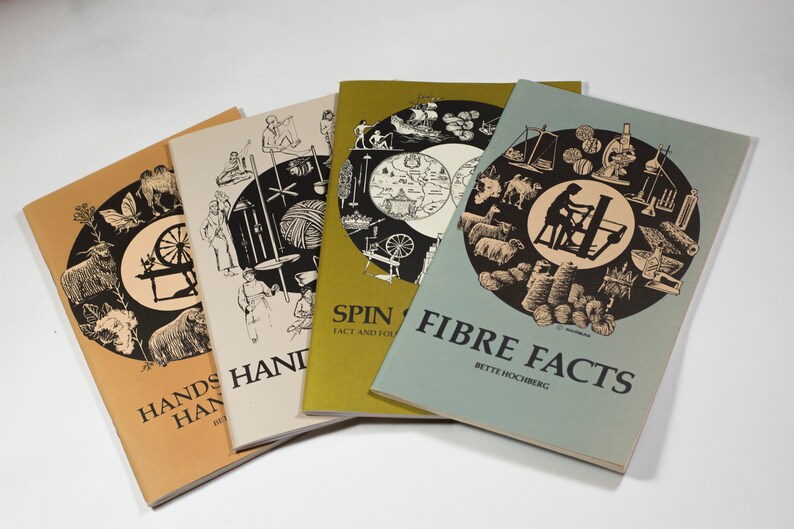 Spinning Books by Bette Hochberg Spin Span Spun Fiber Facts Etsy
