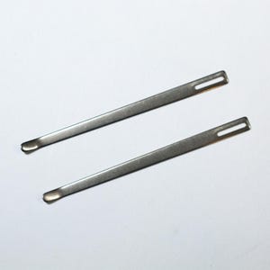 Bent tip Bodkin, for silk ribbon weaving, nalbinding and other crafts, pack of 2