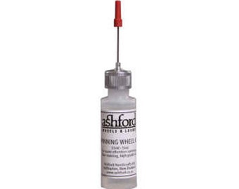 Spinning Wheel Oil, Ashford Brand. Needle nose bottle for oiling any brand of Spinning Wheel