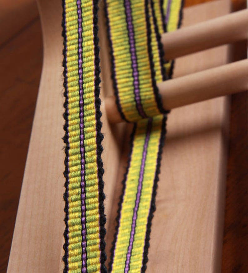 inkle band on backstrap loom