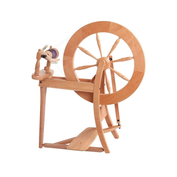 Ashford Traditional Spinning Wheel, Single Treadle, with both Double Drive and Scotch Tension options