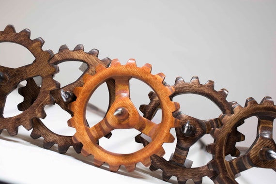 Snyder Steampunk Gear top whorl spindle