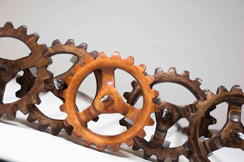 Snyder Steampunk Gear top whorl spindle image 1