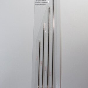 Weaving Needle Set. 6" 8" 10" and 12" image 2