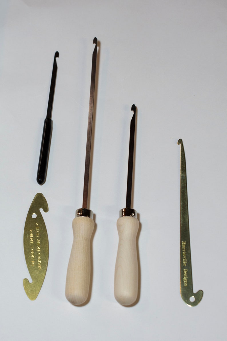 Heddle hooks and reed hooks for warping a loom, choose from several options we offer. image 2
