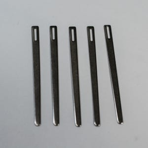 Flat tip Bodkin, for silk ribbon weaving, nalbinding and other crafts, pack of 5