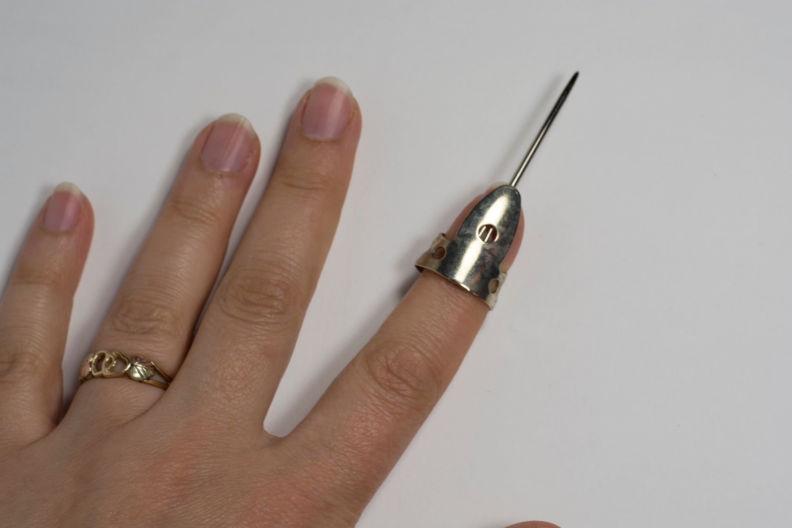 Tatting & Lacemaking Sewing & Needlecraft Thread Controller wear on your finger Cable Needle