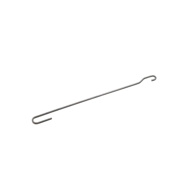 The potholder hook has a loop on both ends.