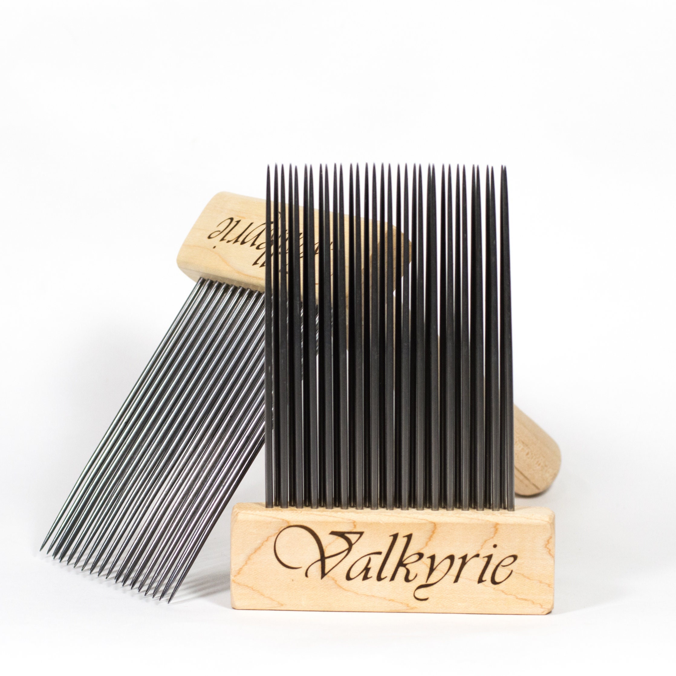 Extra Fine Wool Combs, Mini Handcombs, Valkyrie Wool Combs, Fiber Combs, Double Row Combs