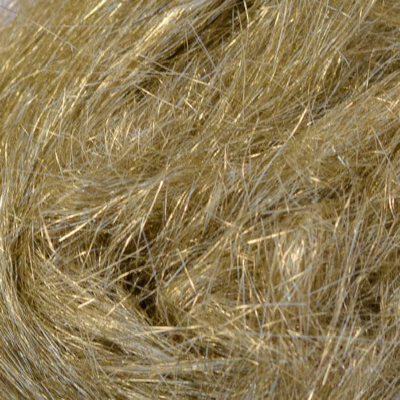 Crystal Metallic Blending Fiber in 14 colors. Sold by the 1/2 ounce. Similar to Angelina. Blend with fiber for spinning and felting image 3