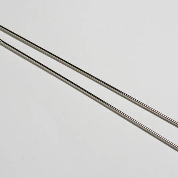 Two 6" Blunt Tip Weaving Needle, Set of 2, Large Eye Needle.
