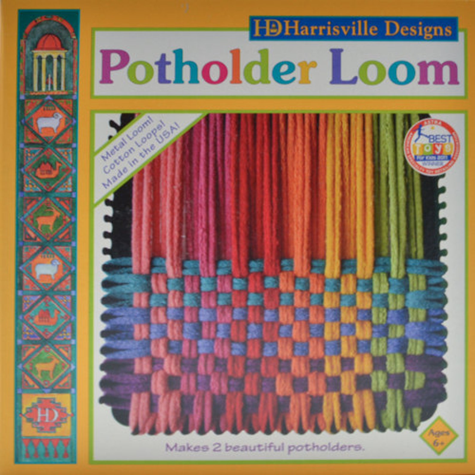 Pot Holder Weaving Loom 7 Basic or Deluxe Kit Etsy