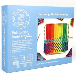 Pot Holder Weaving Loom, 7" Potholder Plus Kit
